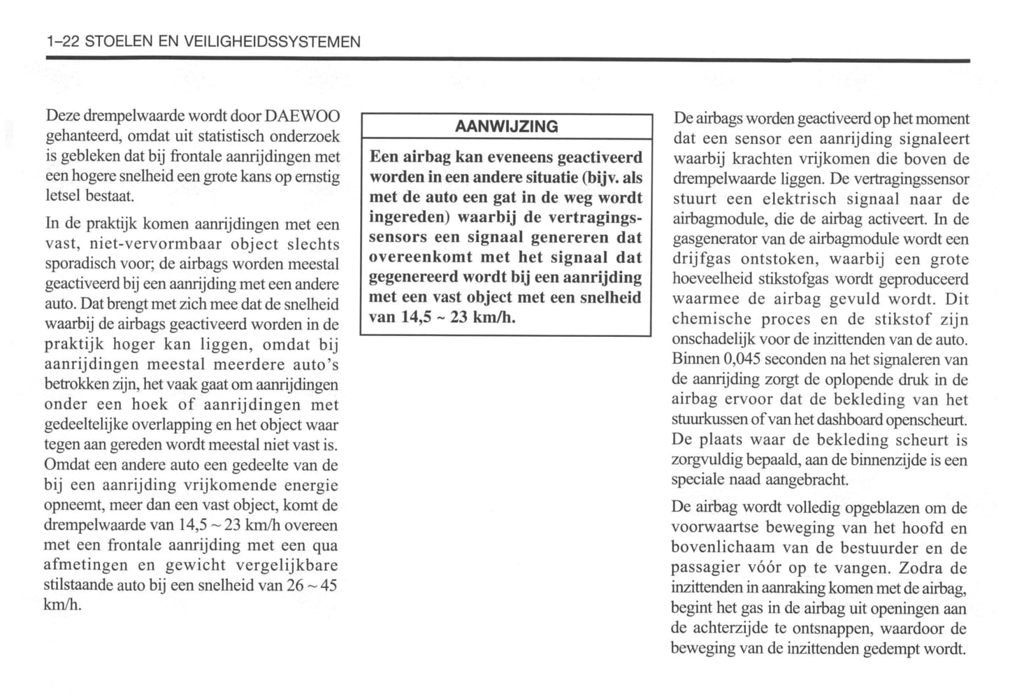 2002-2007 Daewoo Kalos Gebruikershandleiding | Nederlands