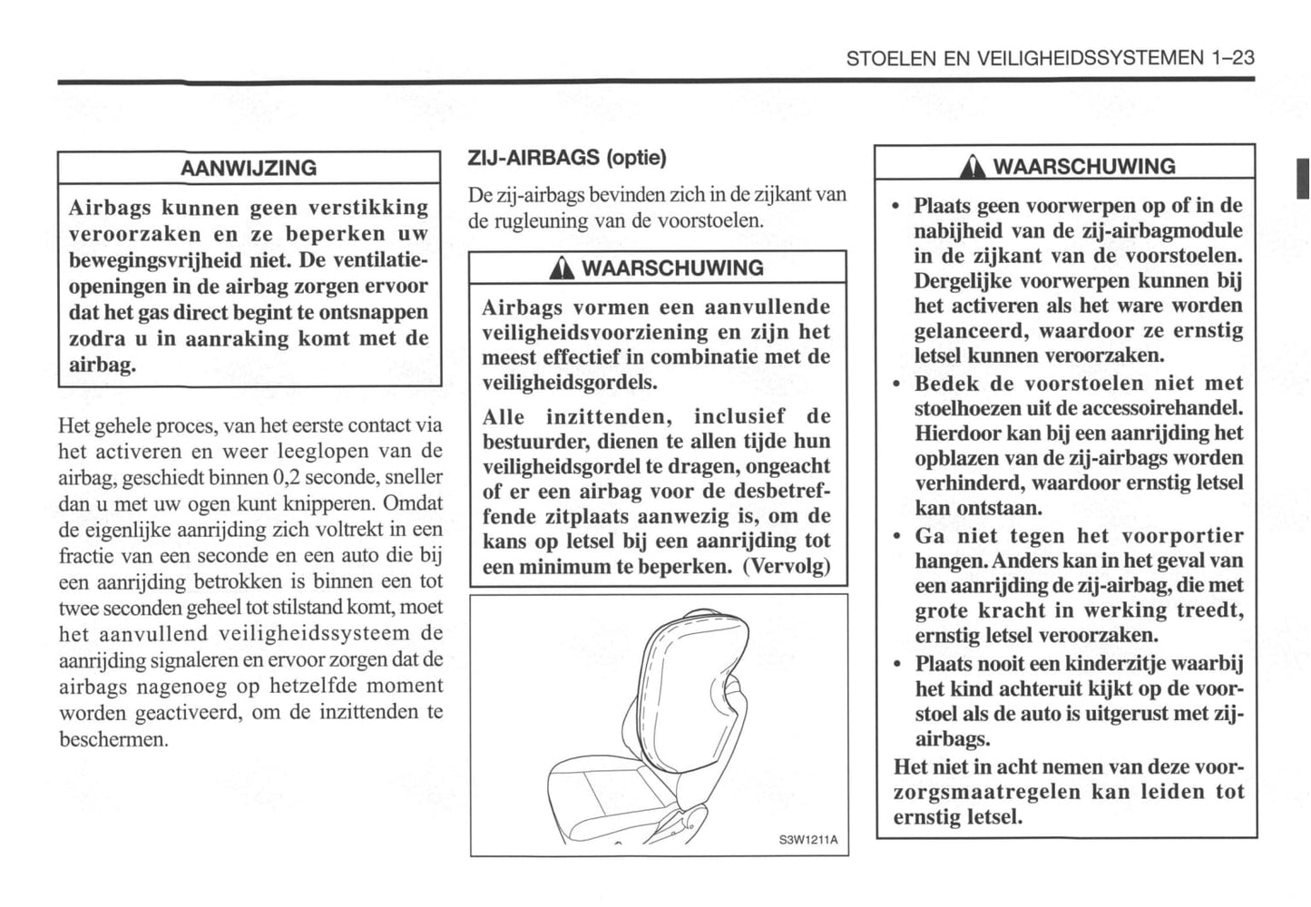 2002-2007 Daewoo Kalos Gebruikershandleiding | Nederlands
