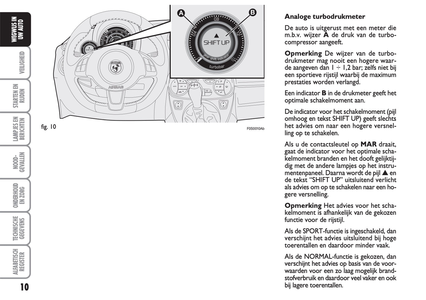 2008-2016 Abarth 500 Gebruikershandleiding | Nederlands