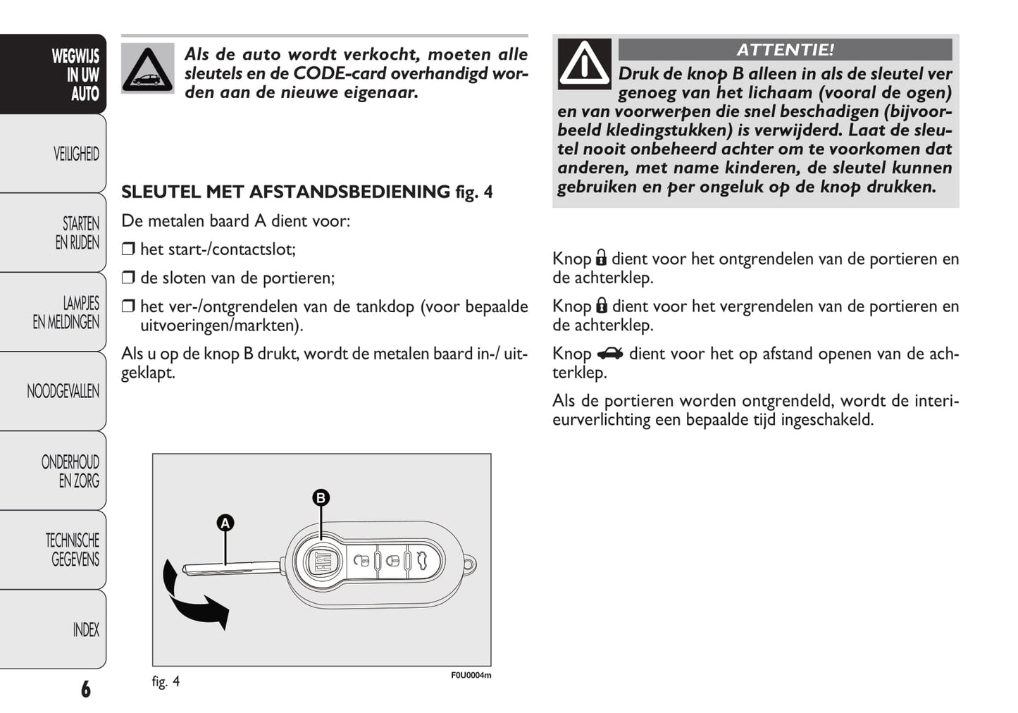 2009-2010 Fiat Punto Gebruikershandleiding | Nederlands