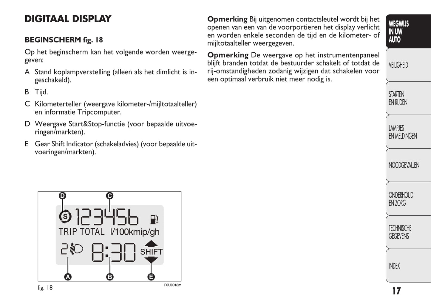 2009-2010 Fiat Punto Gebruikershandleiding | Nederlands