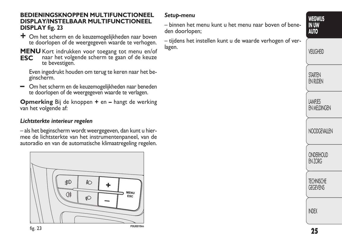 2009-2010 Fiat Punto Gebruikershandleiding | Nederlands