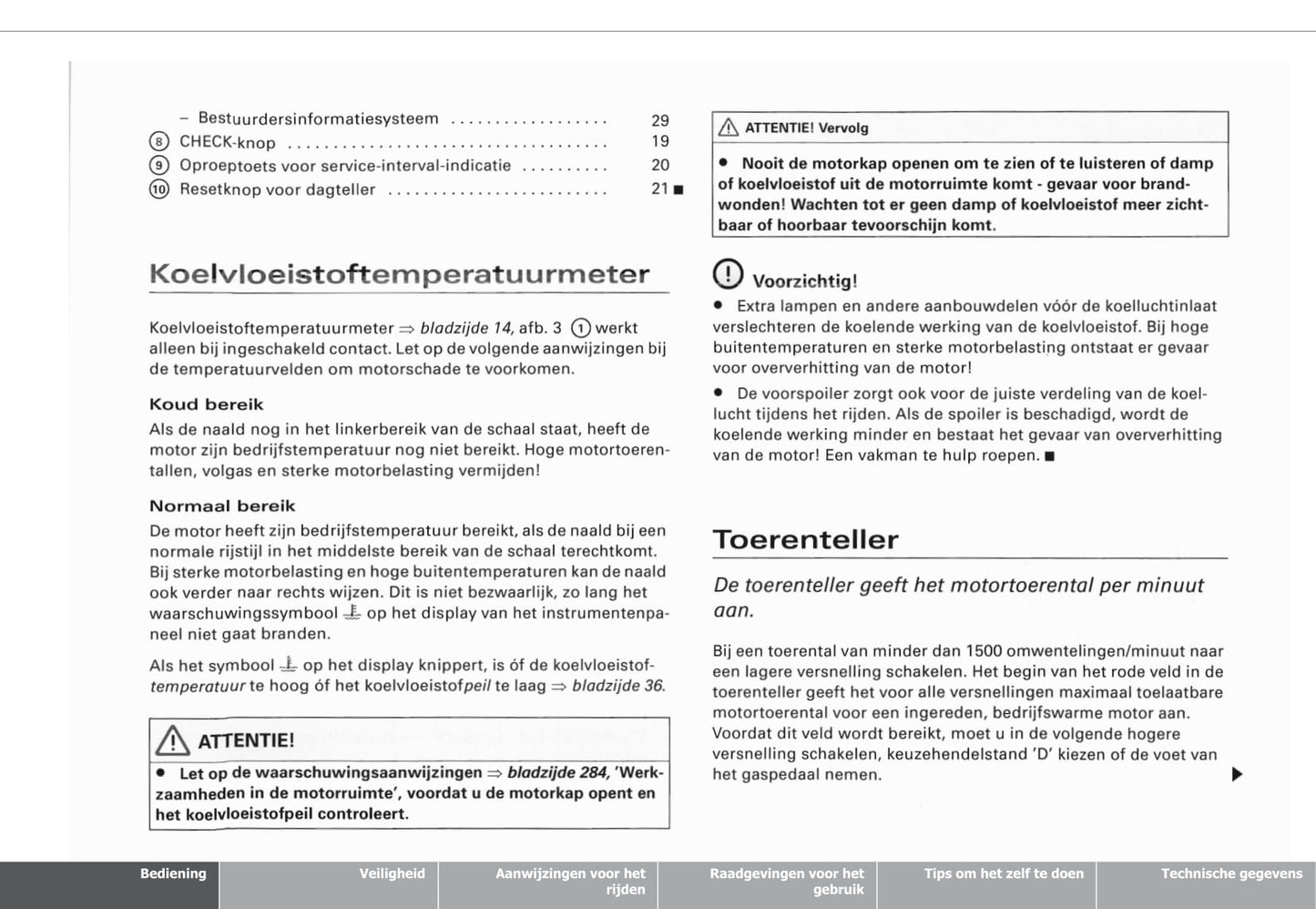 2002-2005 Audi A4 Manuel du propriétaire | Néerlandais