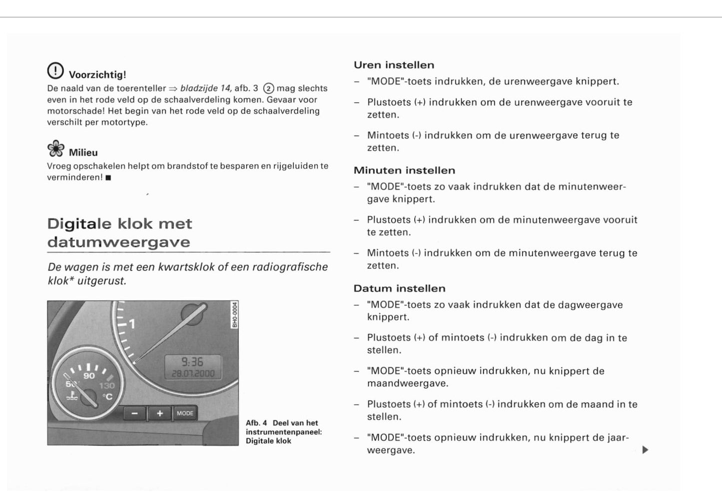 2002-2005 Audi A4 Manuel du propriétaire | Néerlandais