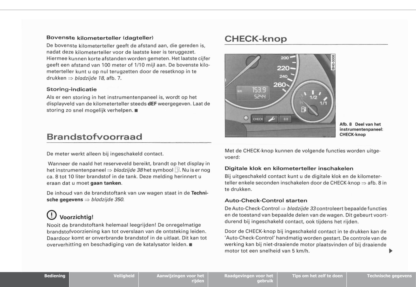 2002-2005 Audi A4 Manuel du propriétaire | Néerlandais