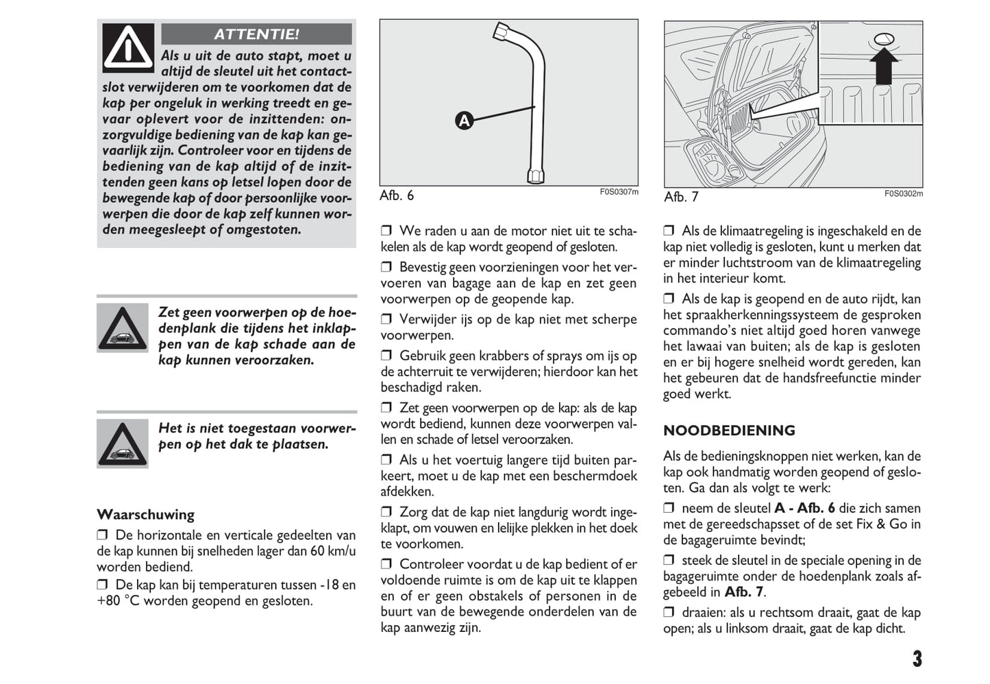 2009-2010 Fiat 500C Gebruikershandleiding | Nederlands
