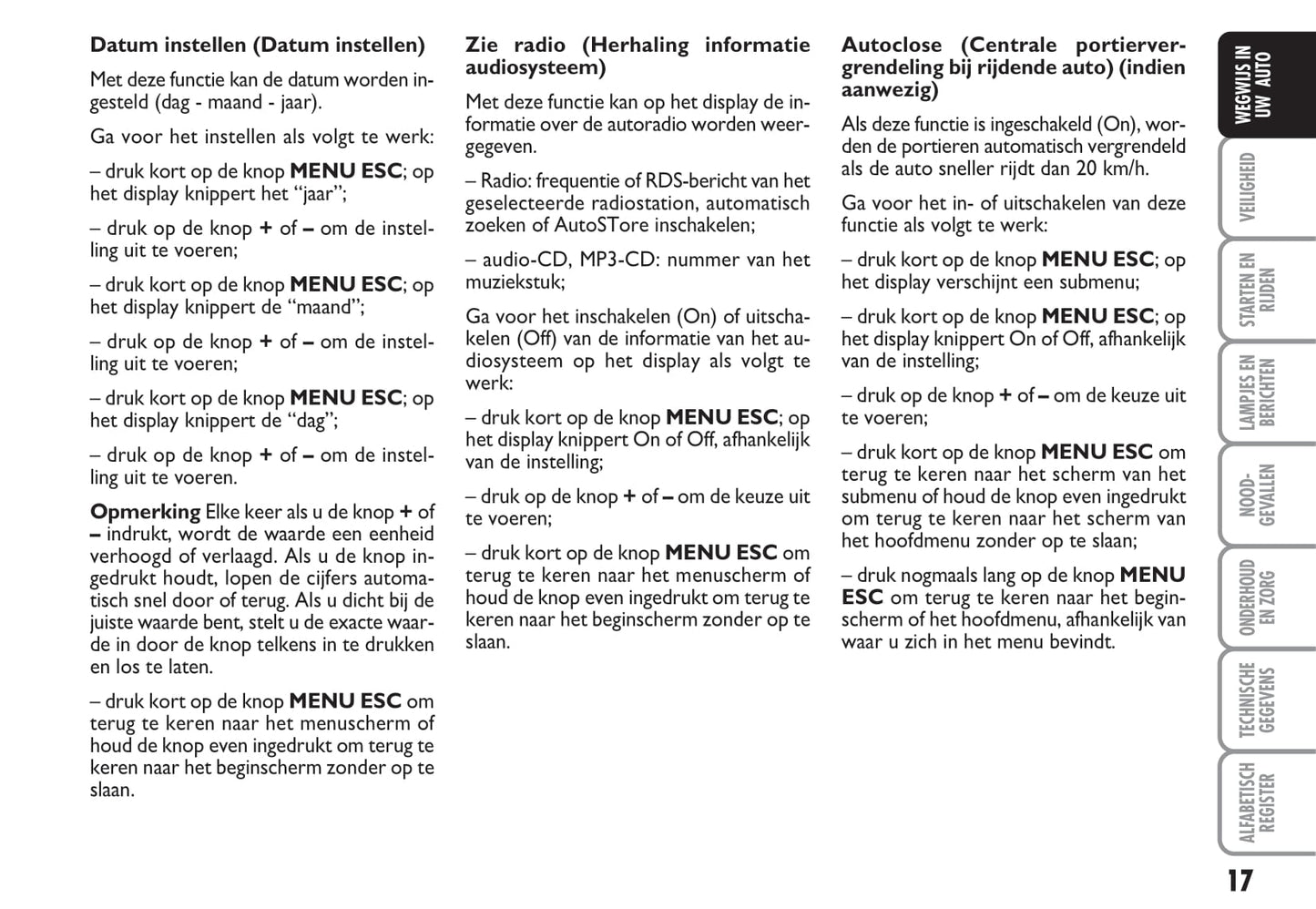 2009-2010 Fiat 500C Gebruikershandleiding | Nederlands