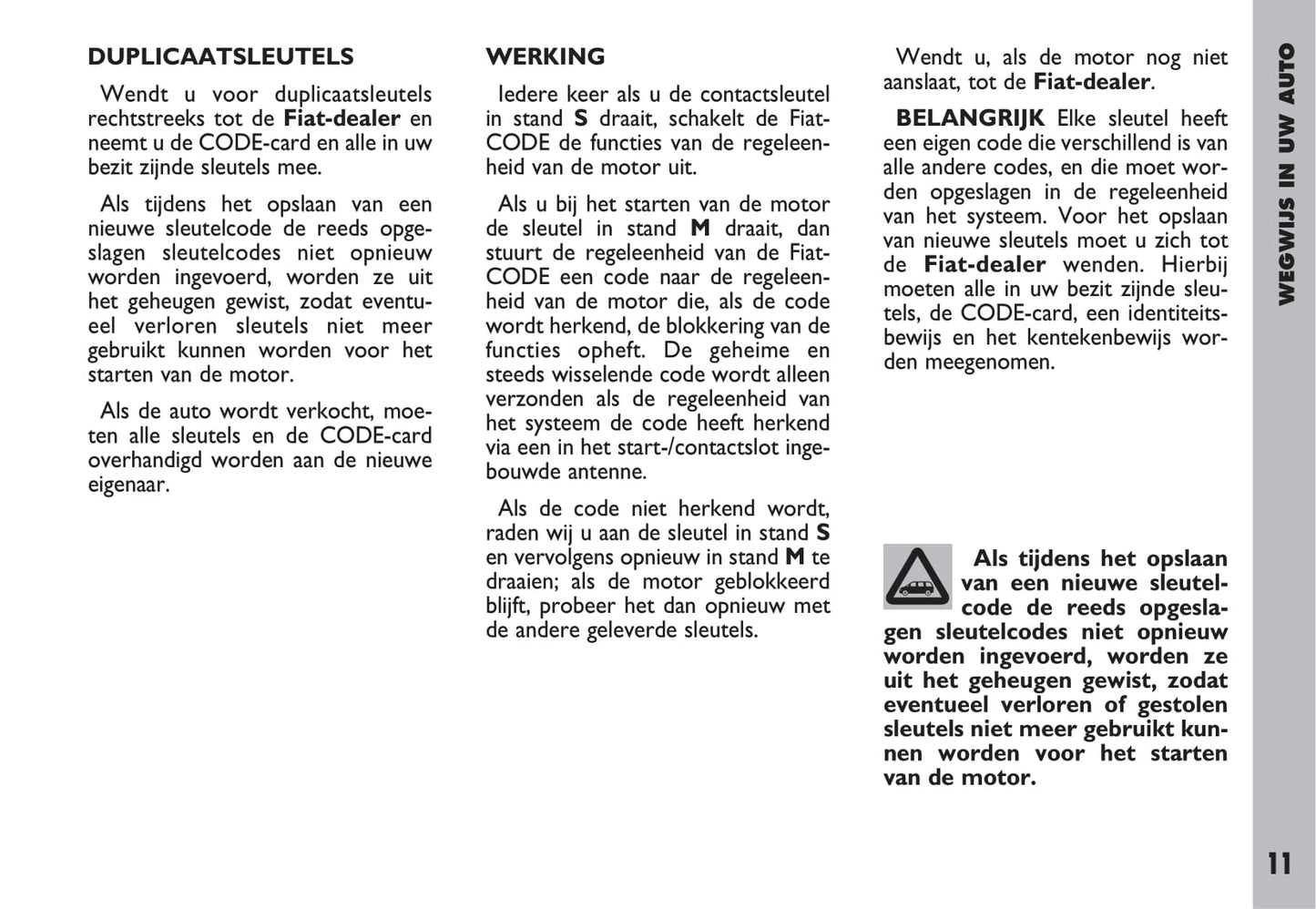 2002-2003 Fiat Ulysse Gebruikershandleiding | Nederlands