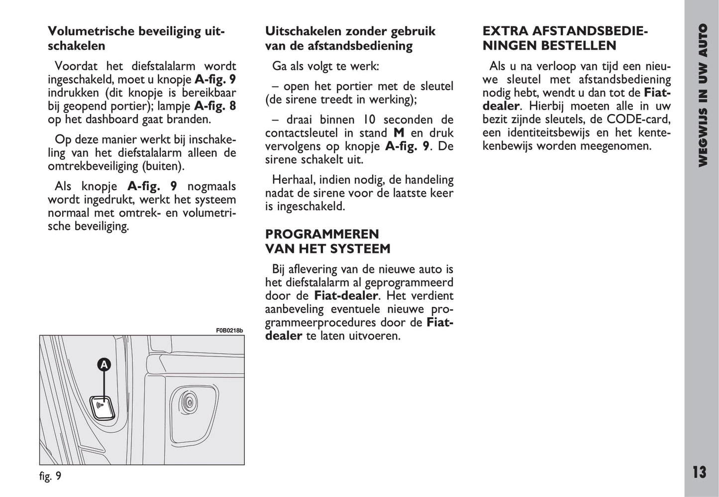 2002-2003 Fiat Ulysse Gebruikershandleiding | Nederlands