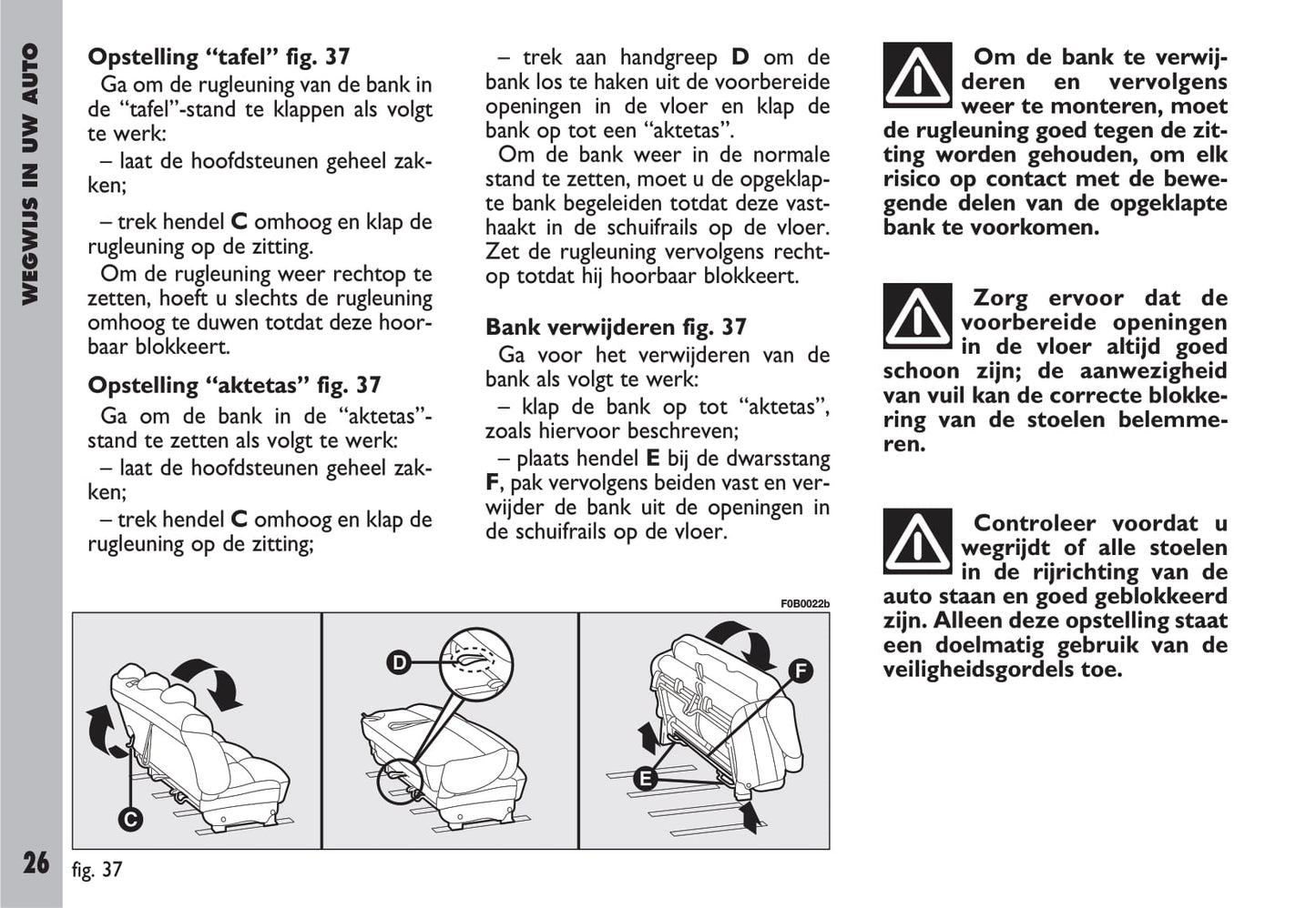 2002-2003 Fiat Ulysse Gebruikershandleiding | Nederlands