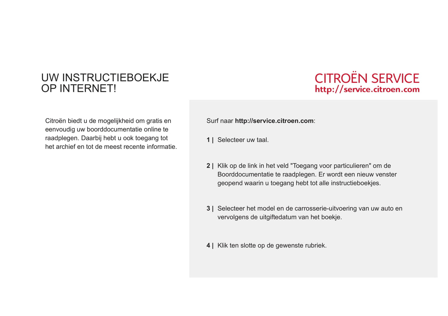 2011 Citroën DS3/DS 3 Owner's Manual | Dutch