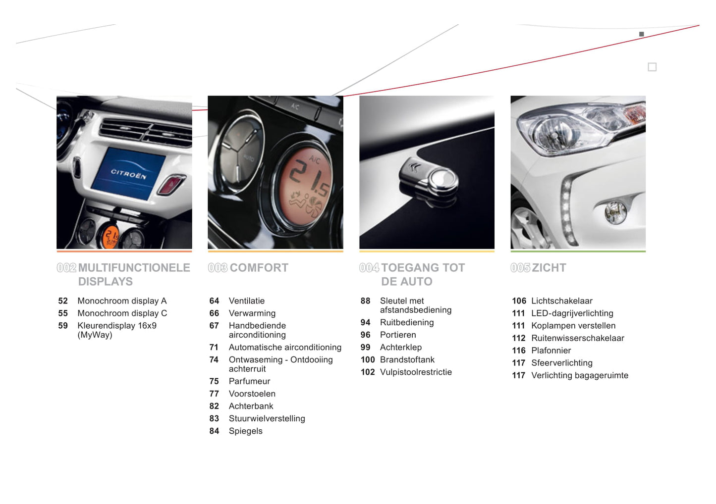 2011 Citroën DS3/DS 3 Owner's Manual | Dutch