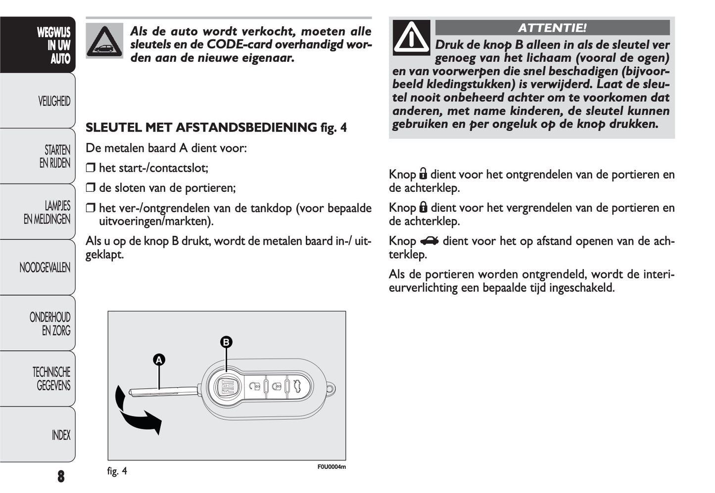 2011-2012 Fiat Punto Evo Gebruikershandleiding | Nederlands