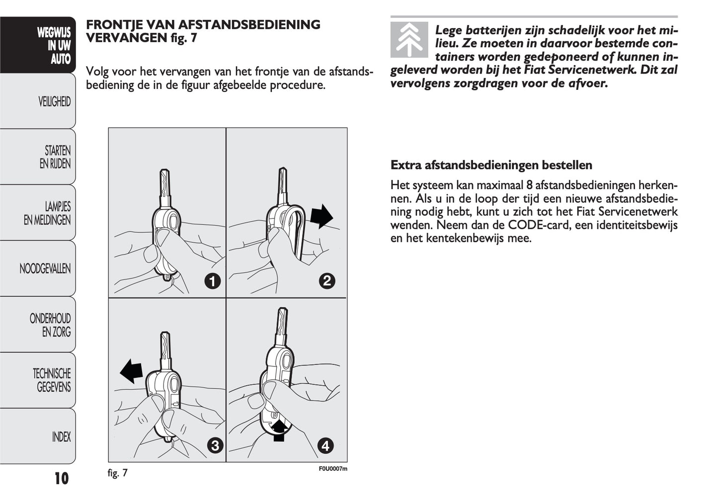 2011-2012 Fiat Punto Evo Gebruikershandleiding | Nederlands
