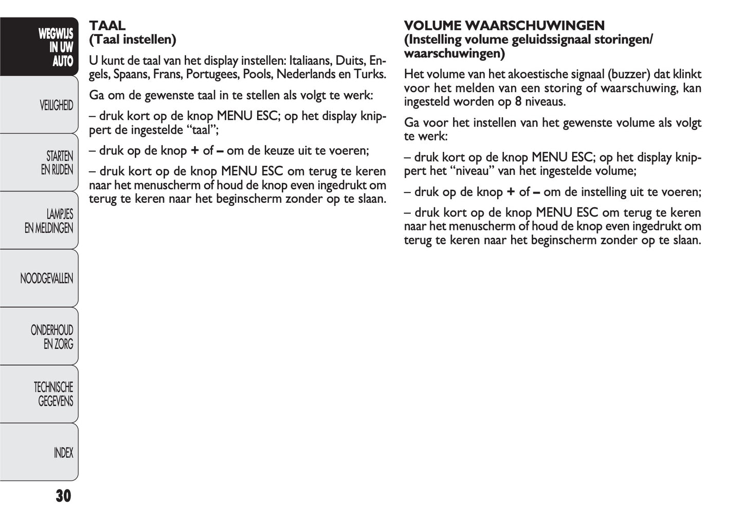 2011-2012 Fiat Punto Evo Gebruikershandleiding | Nederlands