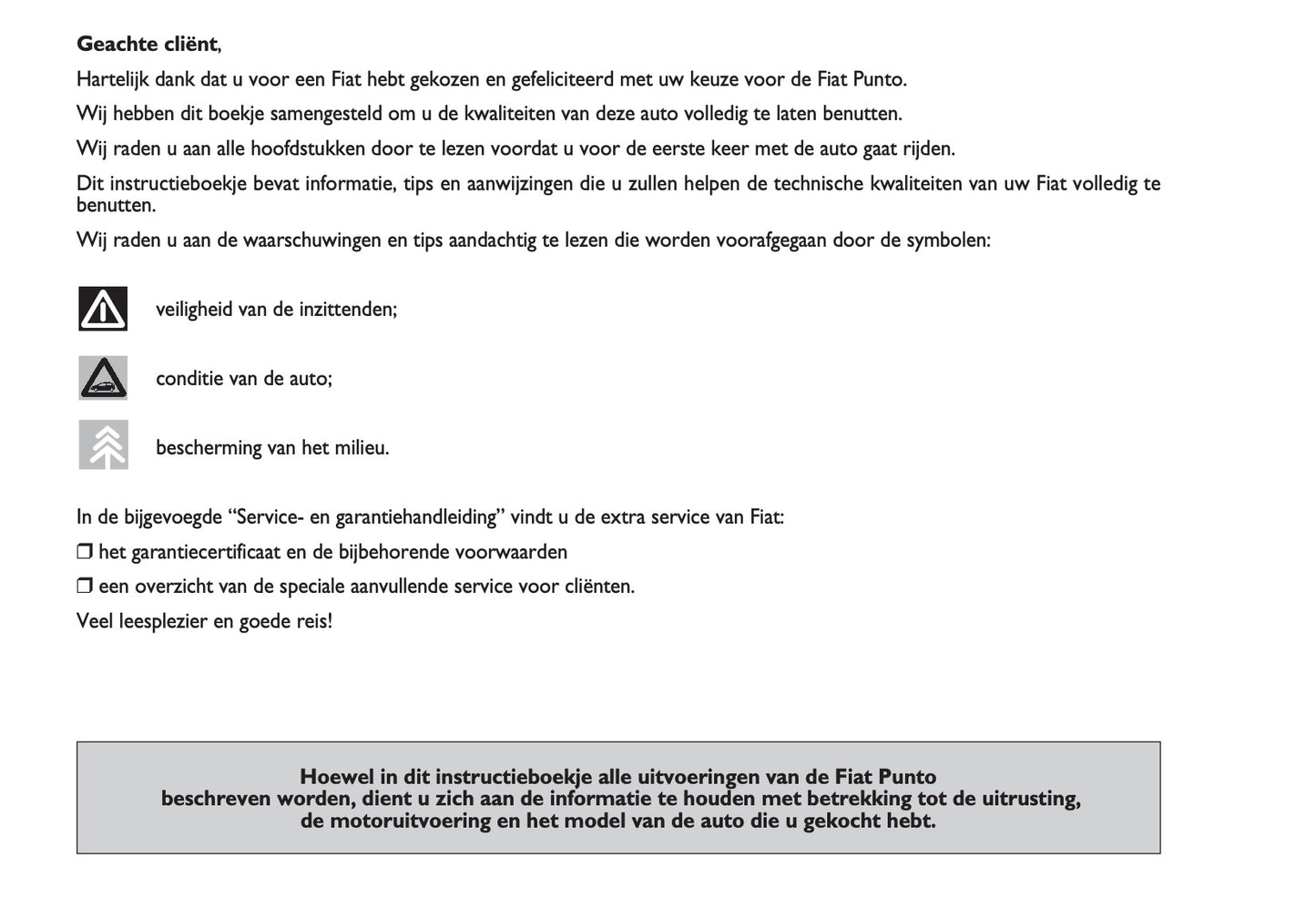 2011-2012 Fiat Punto Evo Gebruikershandleiding | Nederlands