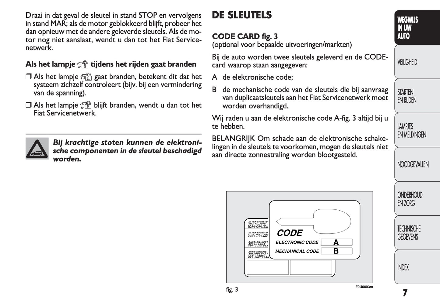 2011-2012 Fiat Punto Evo Gebruikershandleiding | Nederlands