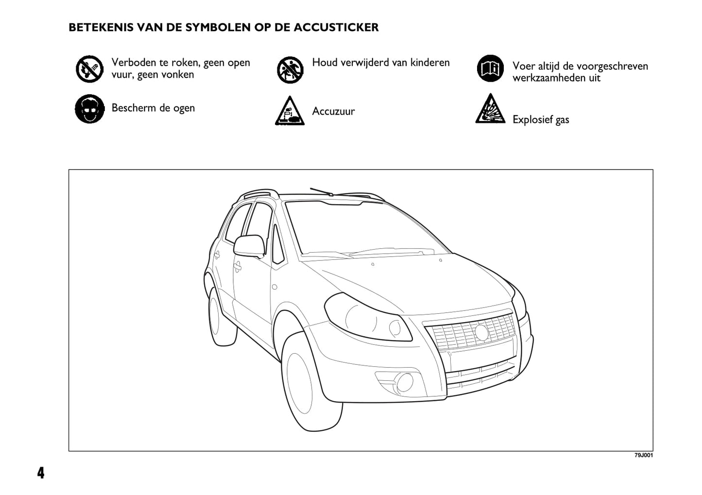 2006-2009 Fiat Sedici Manuel du propriétaire | Néerlandais