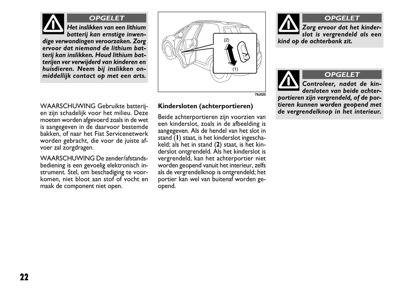 2006-2009 Fiat Sedici Manuel du propriétaire | Néerlandais