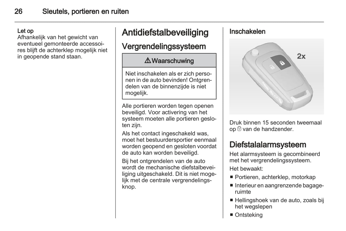 2012 Opel Astra Bedienungsanleitung | Niederländisch