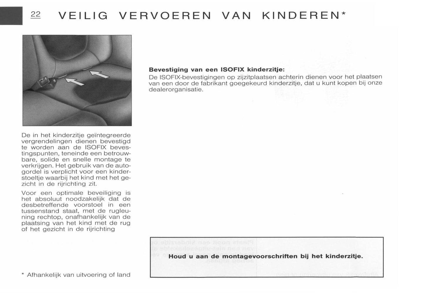 2001-2002 Citroën C5 Owner's Manual | Dutch
