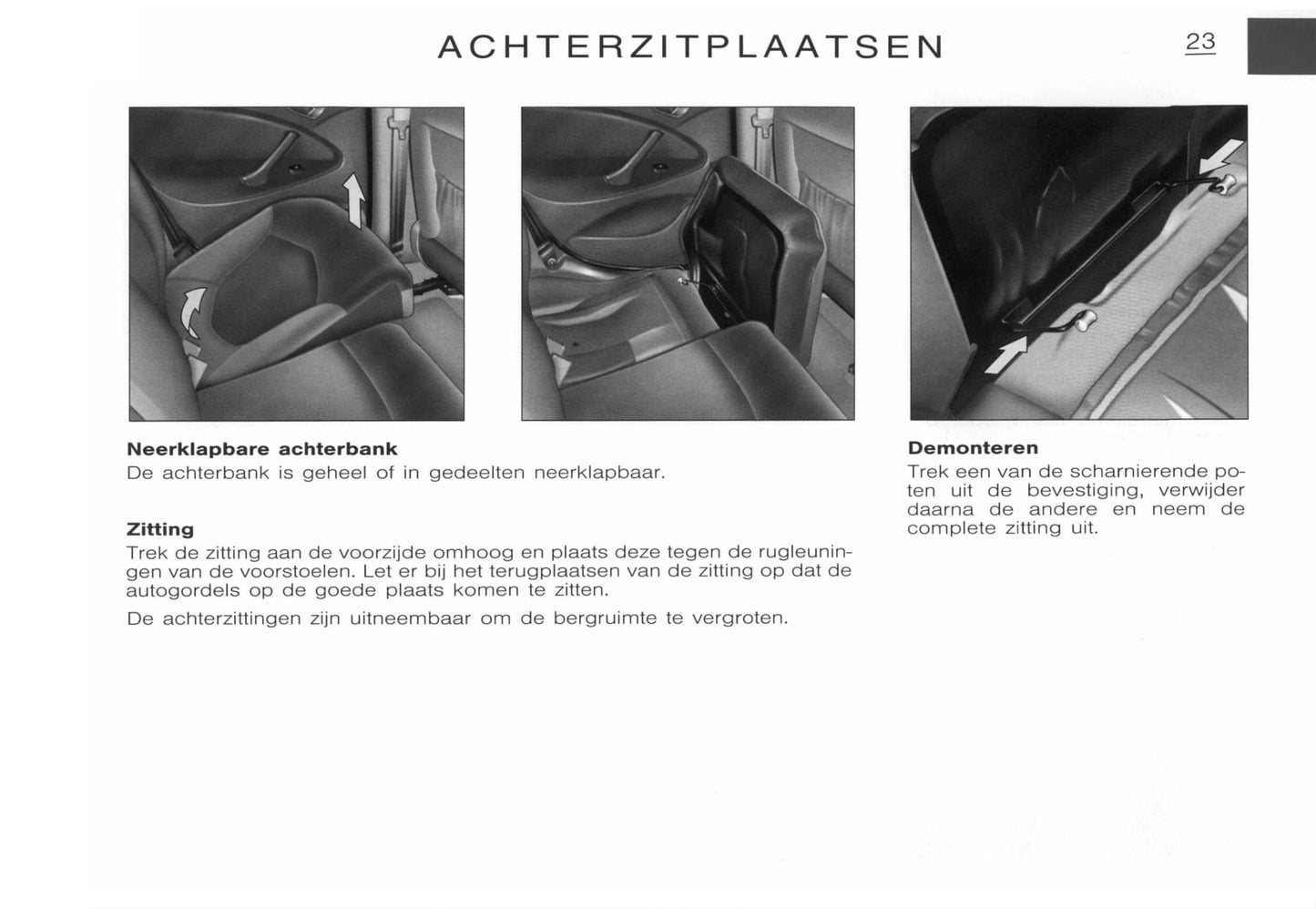 2001-2002 Citroën C5 Owner's Manual | Dutch