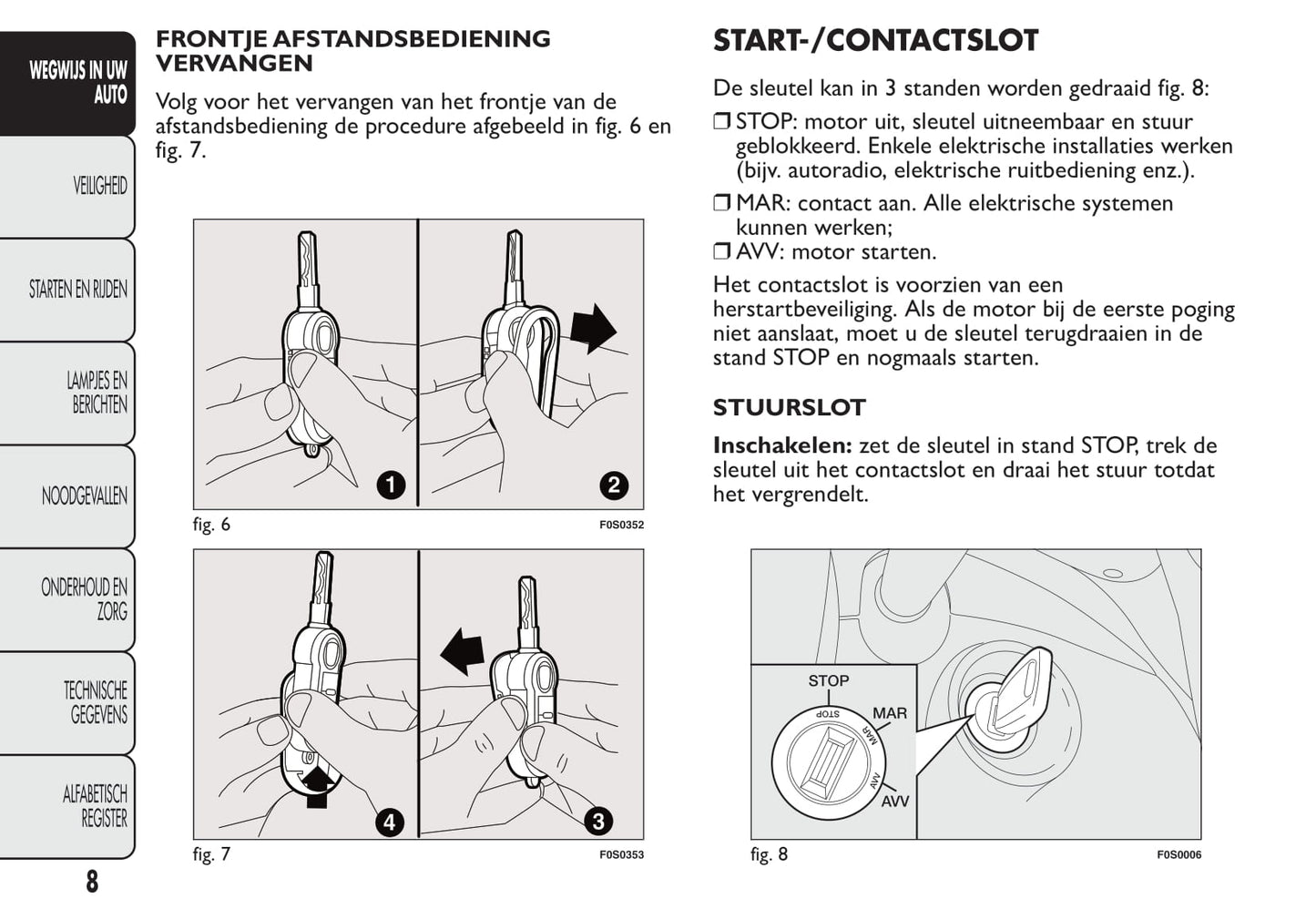 2013-2014 Fiat 500 Gebruikershandleiding | Nederlands