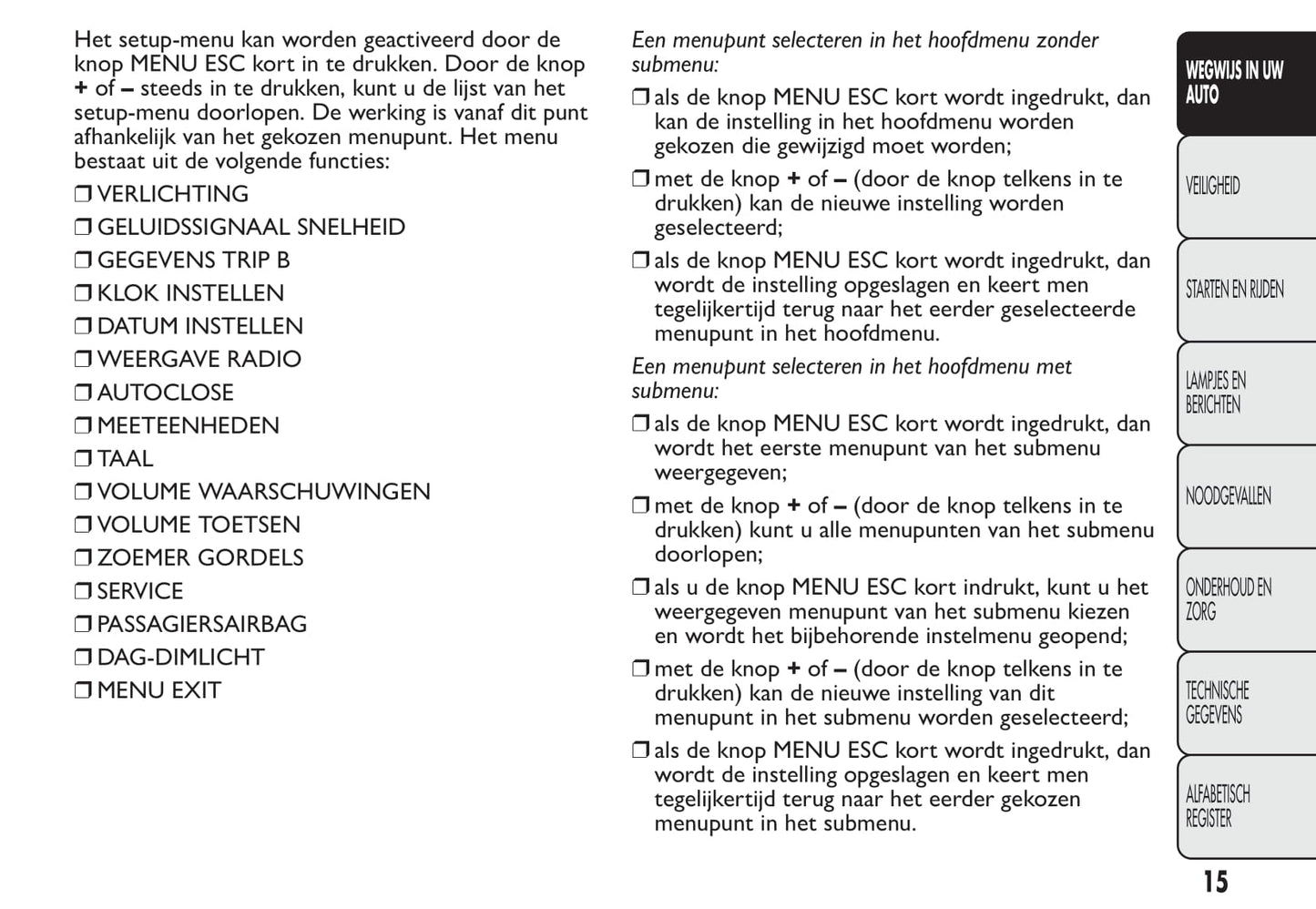 2013-2014 Fiat 500 Gebruikershandleiding | Nederlands