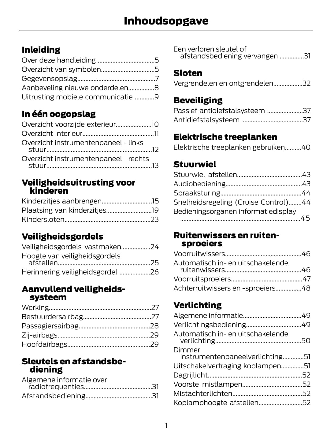 2014-2015 Ford Transit Manuel du propriétaire | Néerlandais