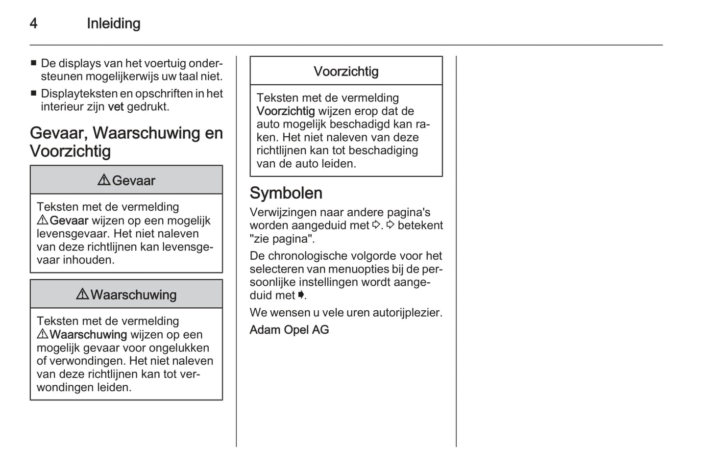 2015 Opel Insignia/Insignia Sports Tourer Owner's Manual | Dutch