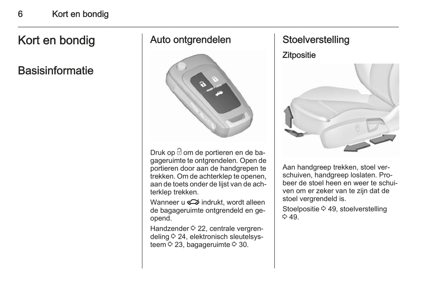 2015 Opel Insignia/Insignia Sports Tourer Owner's Manual | Dutch