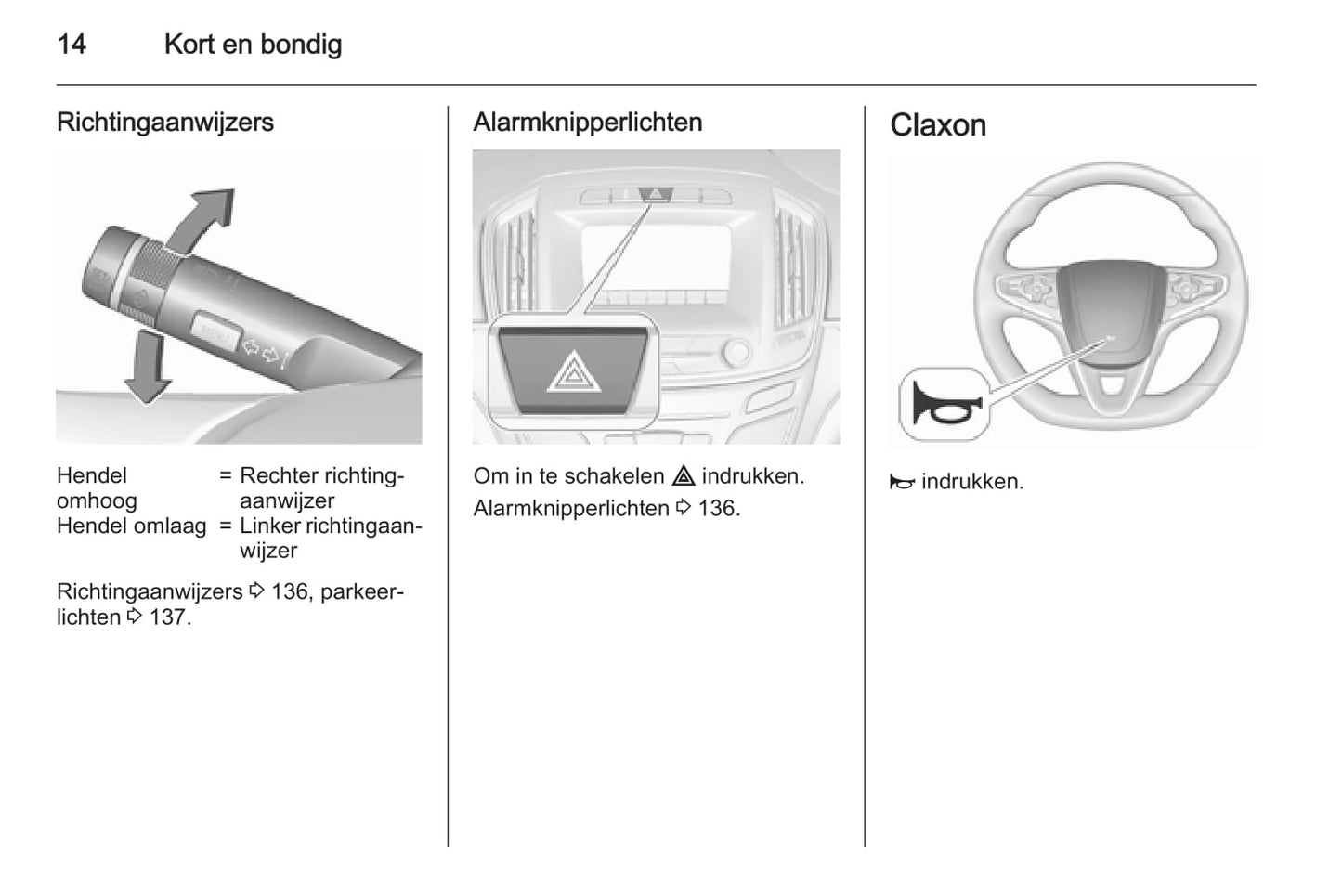 2015 Opel Insignia/Insignia Sports Tourer Owner's Manual | Dutch