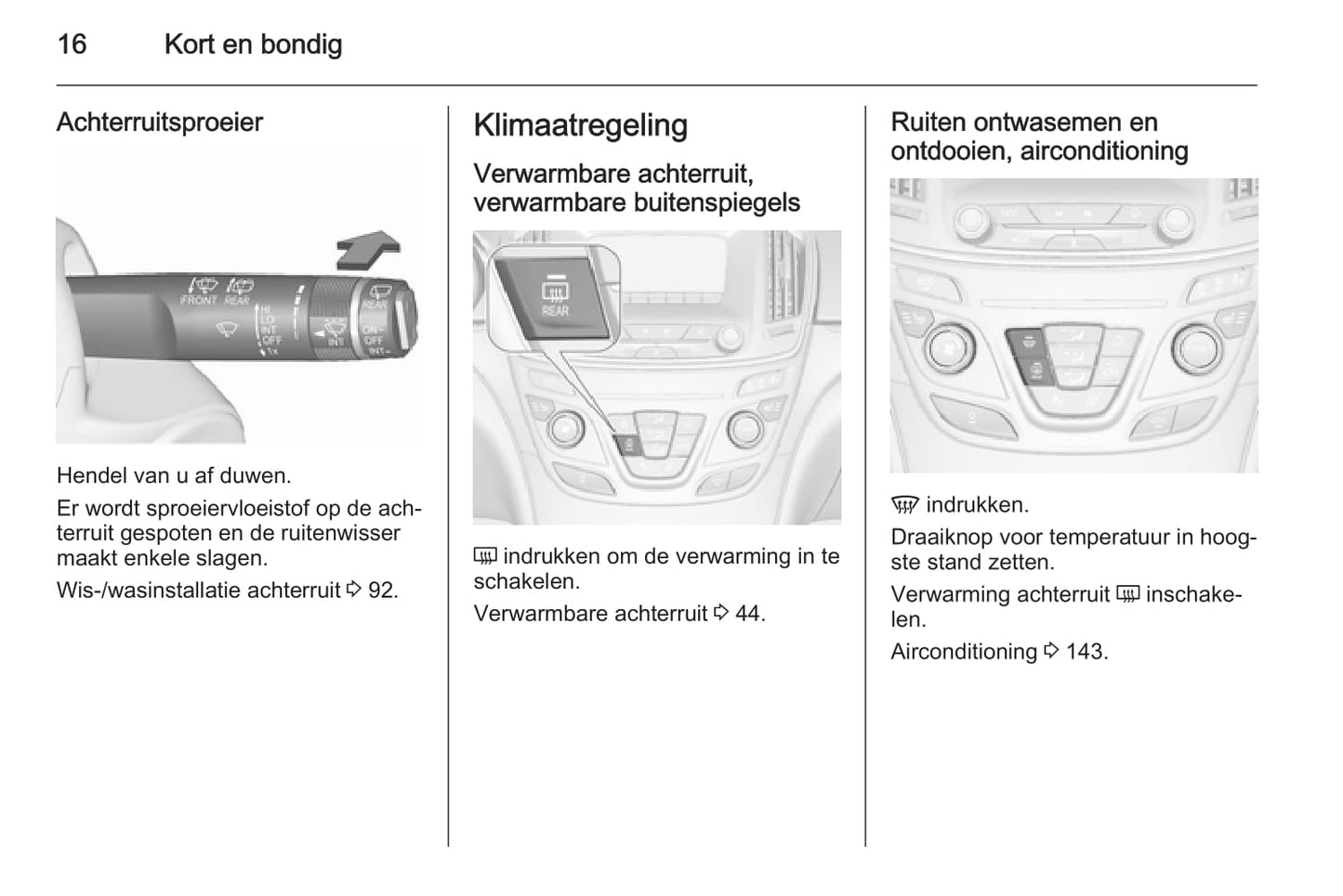2015 Opel Insignia/Insignia Sports Tourer Owner's Manual | Dutch