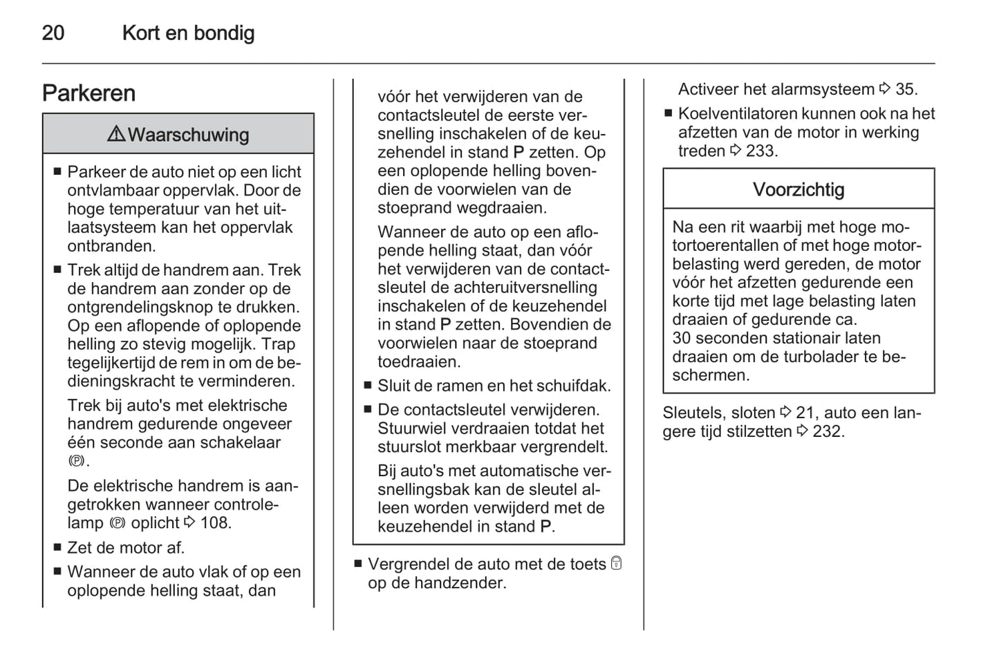 2015 Opel Insignia/Insignia Sports Tourer Owner's Manual | Dutch