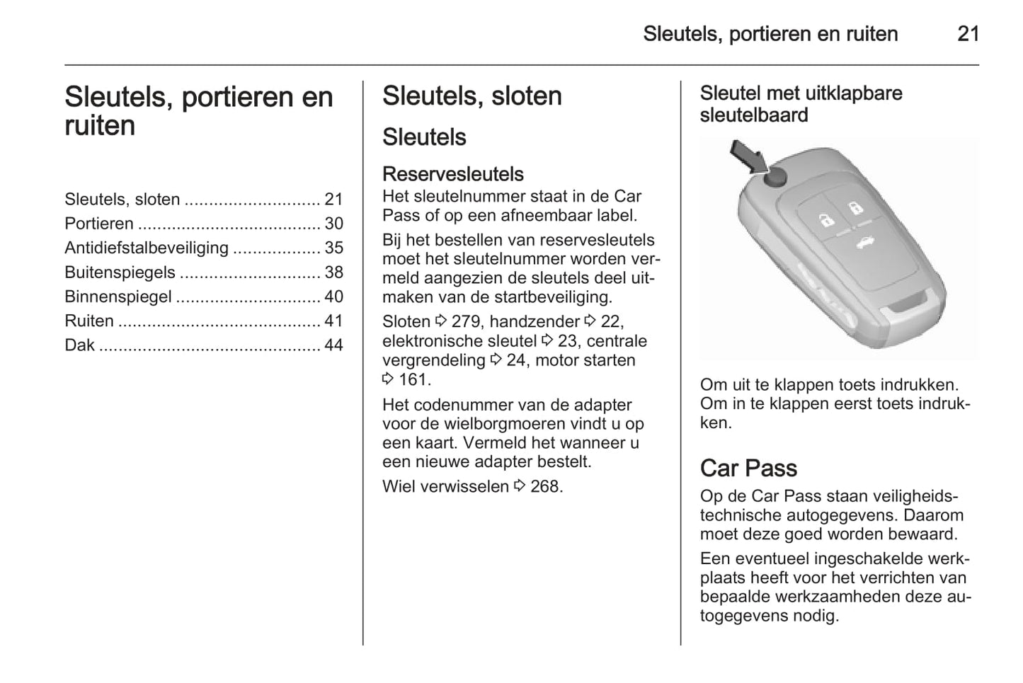 2015 Opel Insignia/Insignia Sports Tourer Owner's Manual | Dutch