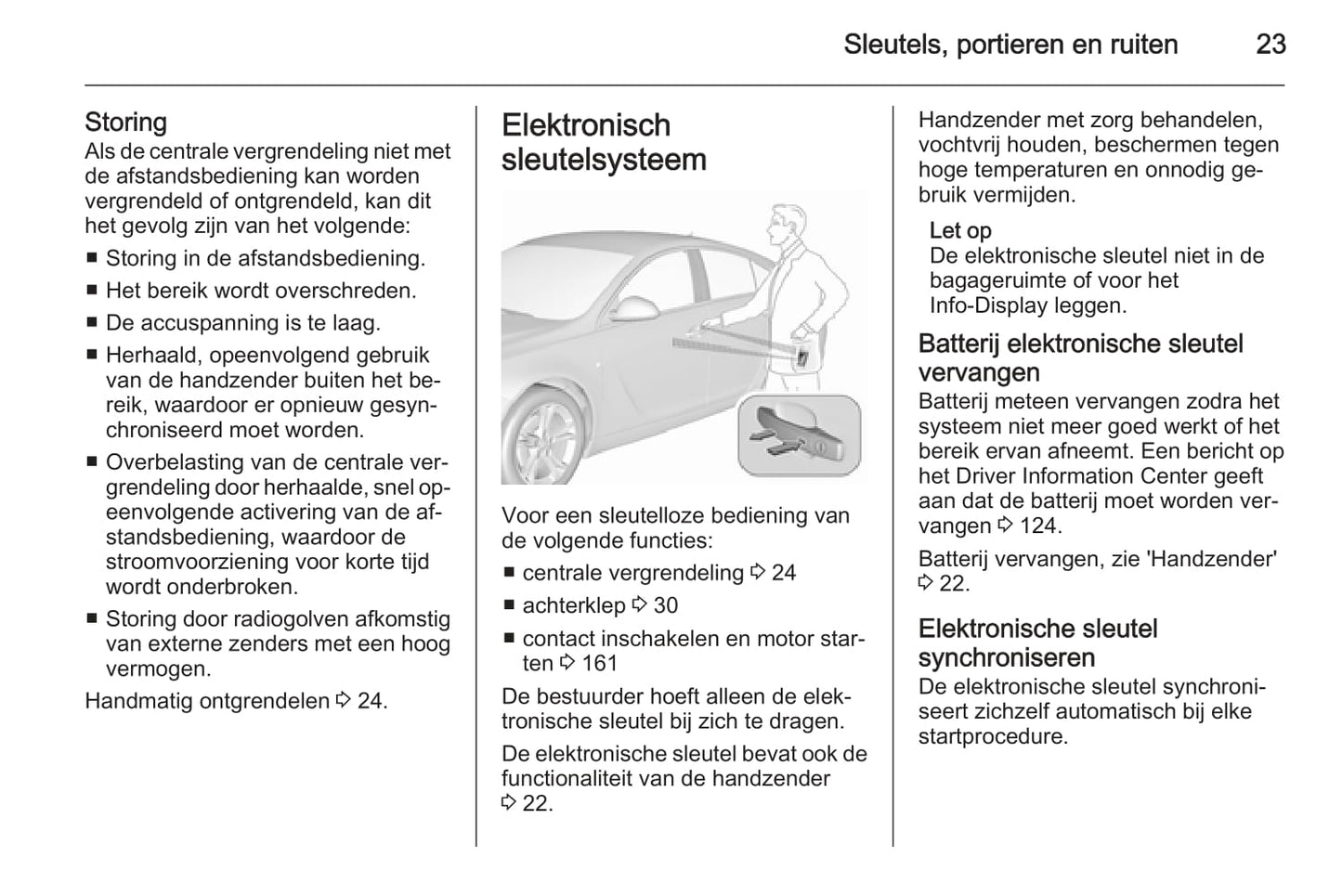 2015 Opel Insignia/Insignia Sports Tourer Owner's Manual | Dutch