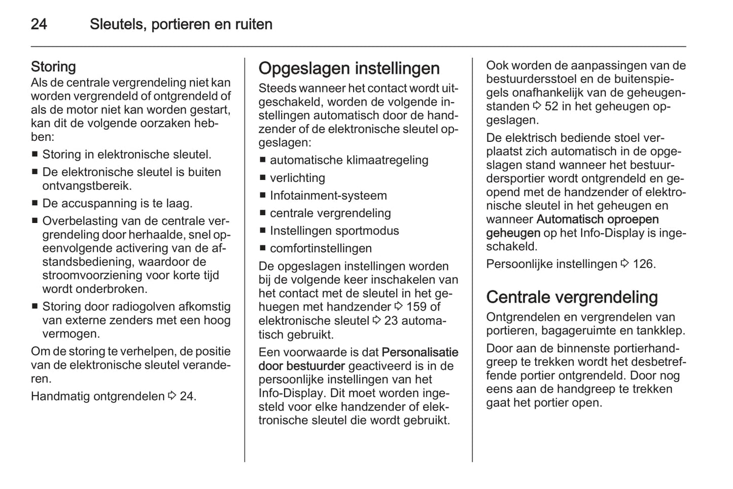 2015 Opel Insignia/Insignia Sports Tourer Owner's Manual | Dutch
