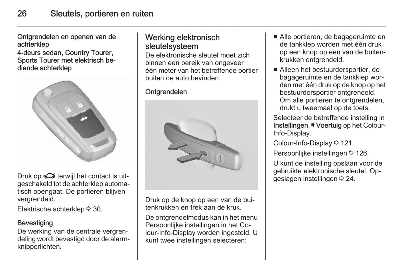 2015 Opel Insignia/Insignia Sports Tourer Owner's Manual | Dutch