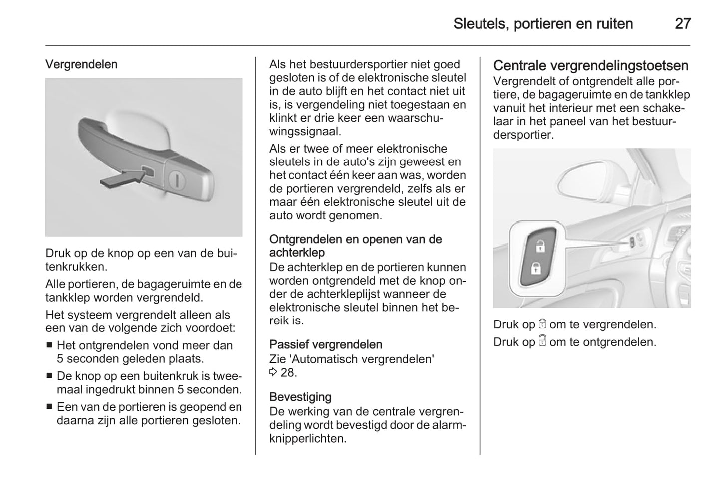 2015 Opel Insignia/Insignia Sports Tourer Owner's Manual | Dutch
