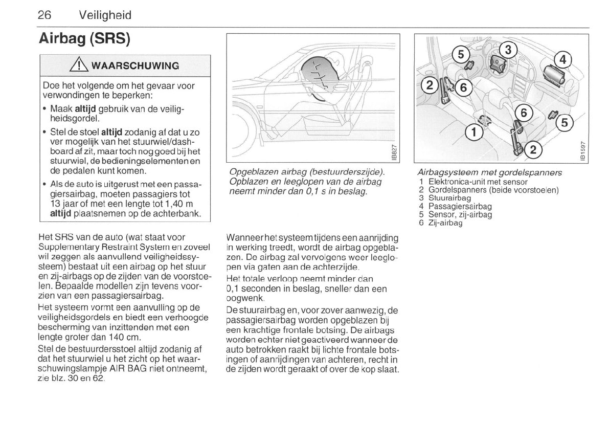 1998-2002 Saab 9-3 Gebruikershandleiding | Nederlands