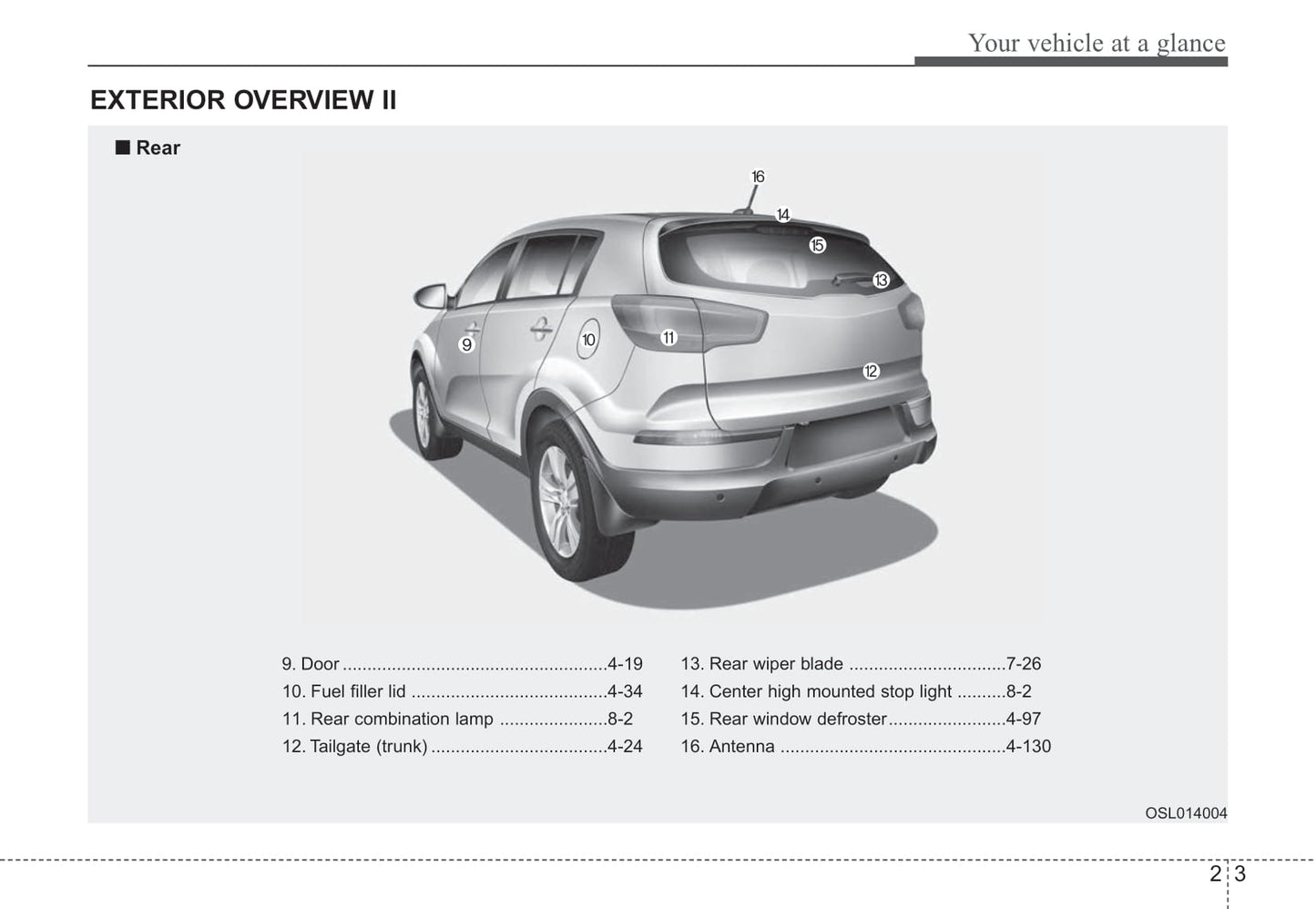 2013-2015 Kia Sportage Manuel du propriétaire | Anglais