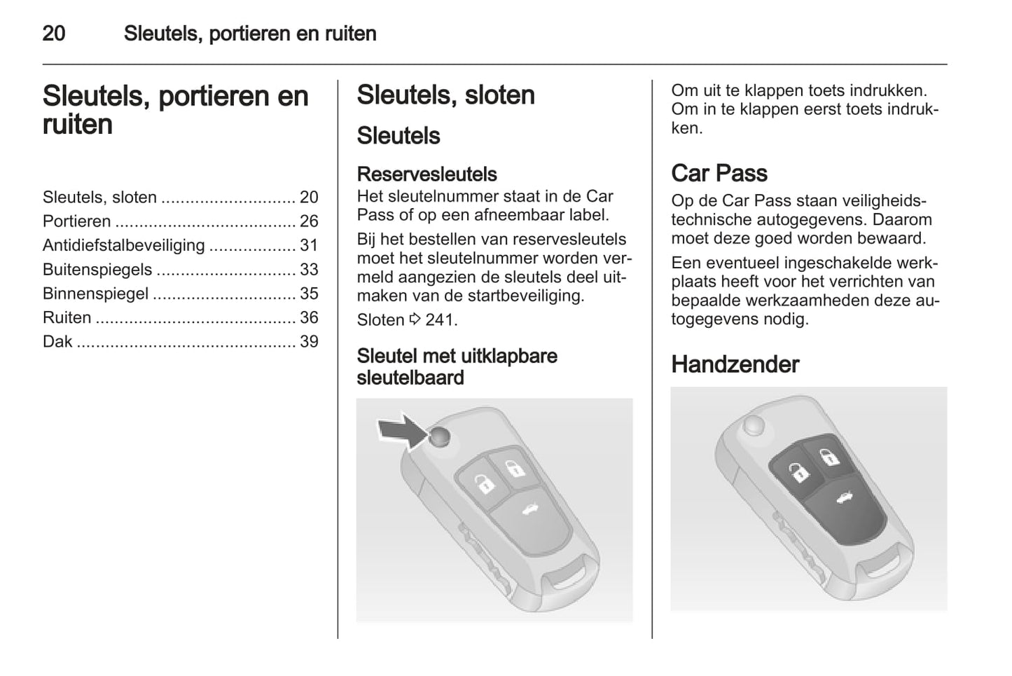 2013-2014 Opel Insignia Owner's Manual | Dutch