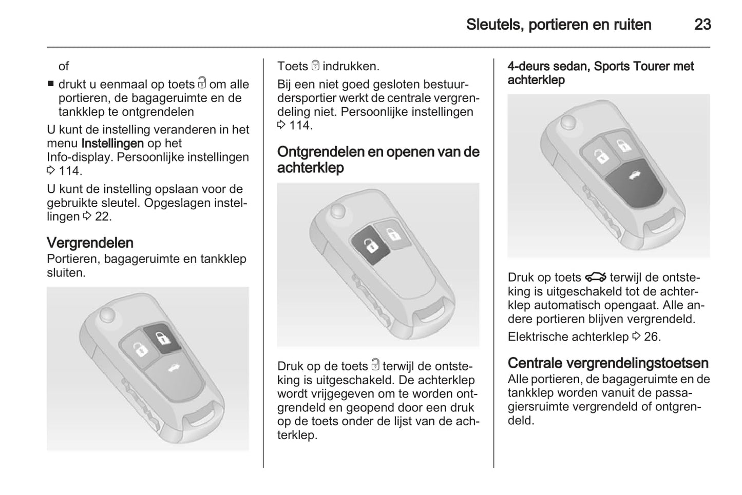 2013-2014 Opel Insignia Owner's Manual | Dutch