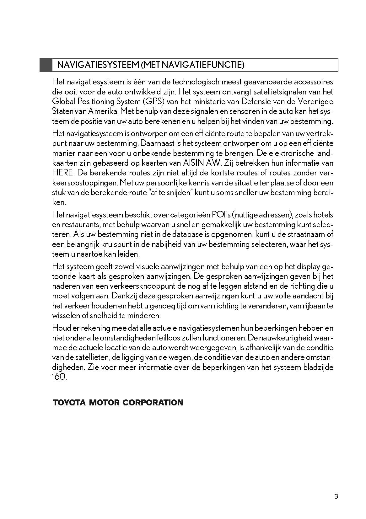 Lexus GS 450h Navigatie Systeem Handleiding 2016 - 2018