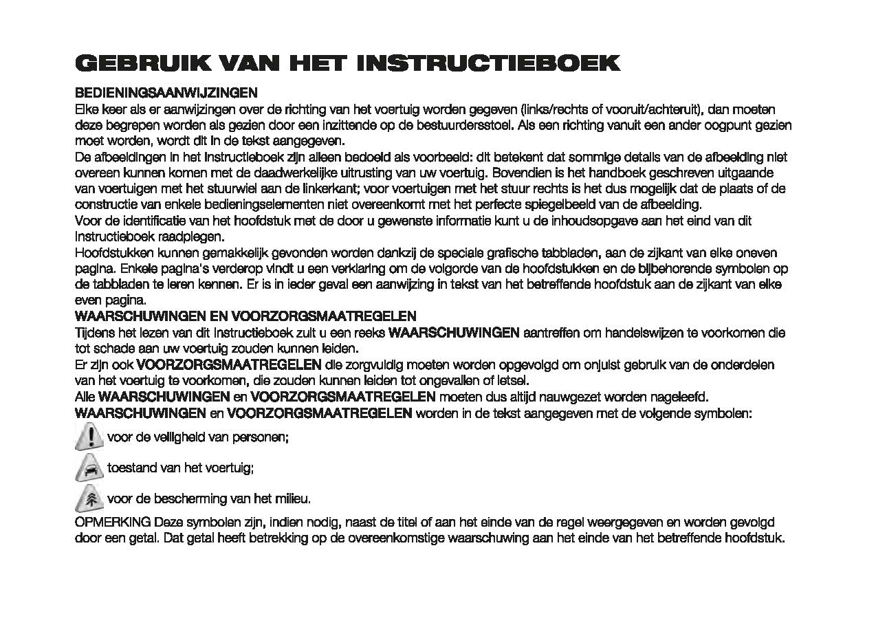 2022-2023 Fiat Doblo Gebruikershandleiding | Nederlands