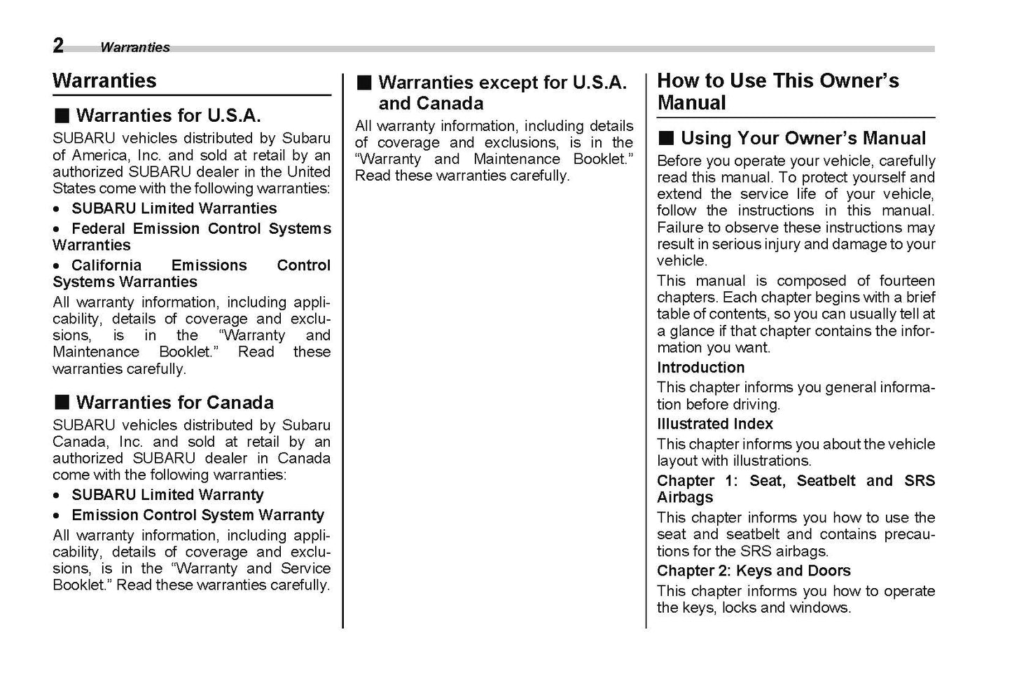 2022 Subaru BRZ Bedienungsanleitung | Englisch