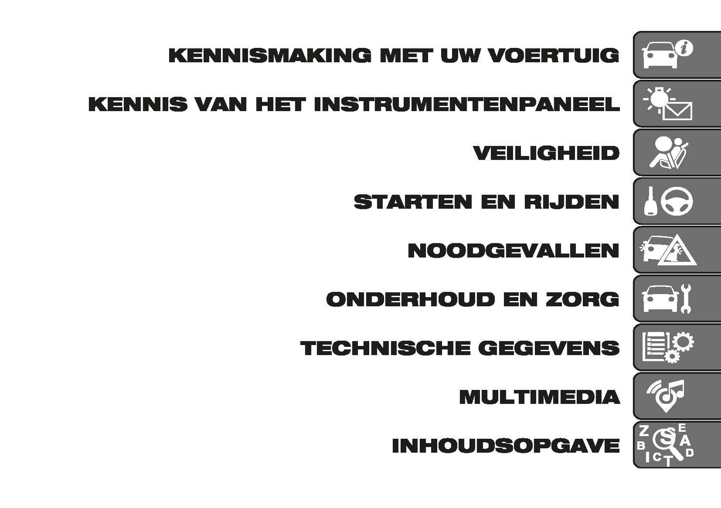 2022-2023 Fiat Doblo Gebruikershandleiding | Nederlands