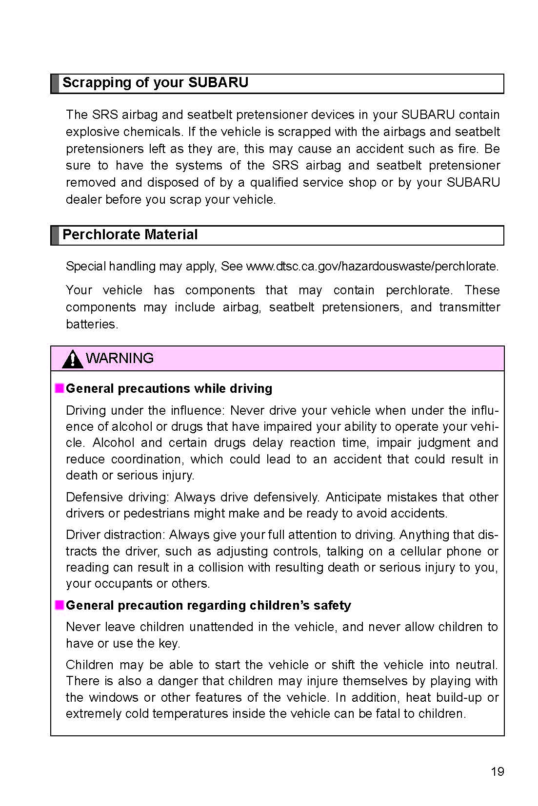 2018 Subaru BRZ Gebruikershandleiding | Engels