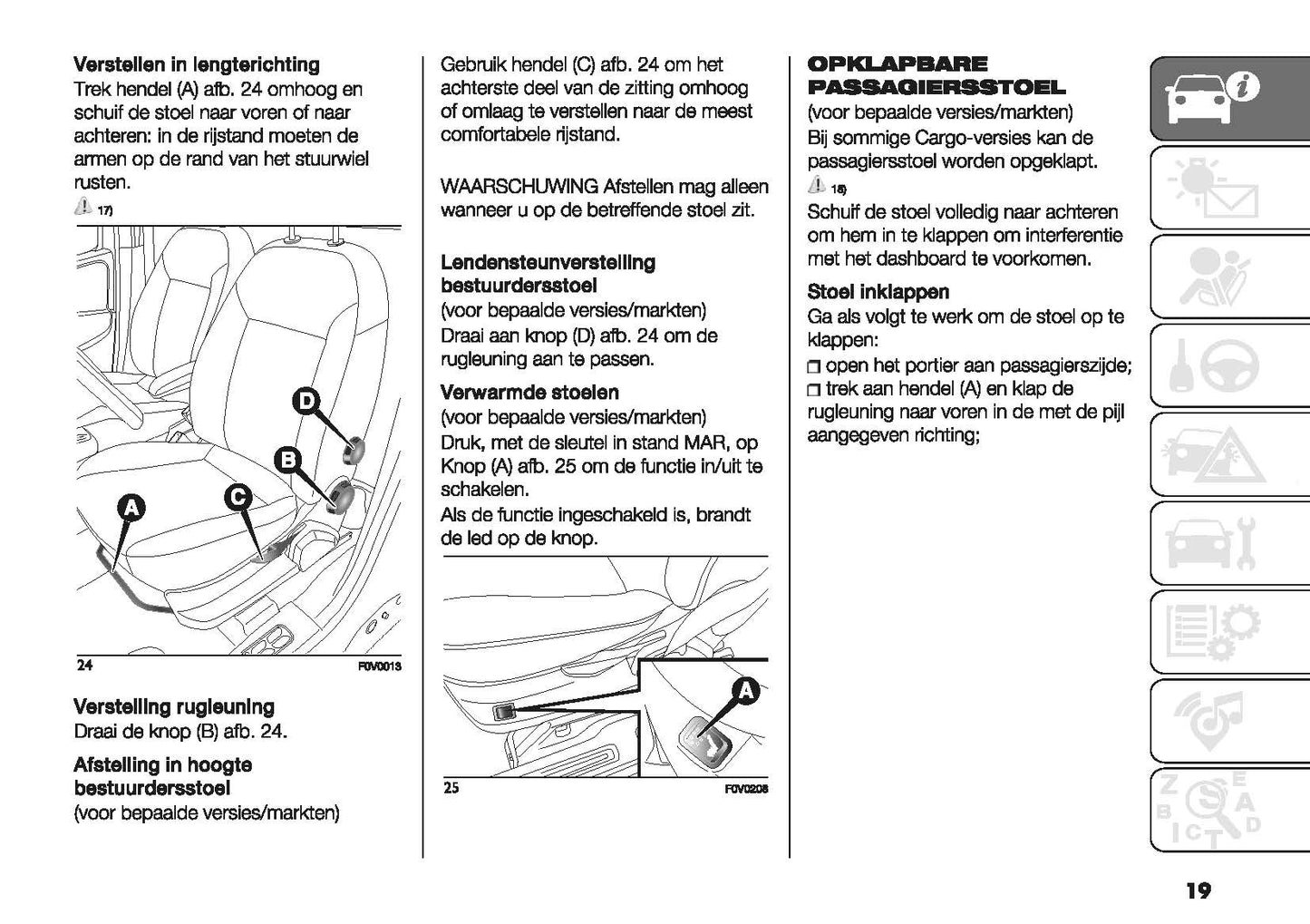 2022-2023 Fiat Doblo Gebruikershandleiding | Nederlands