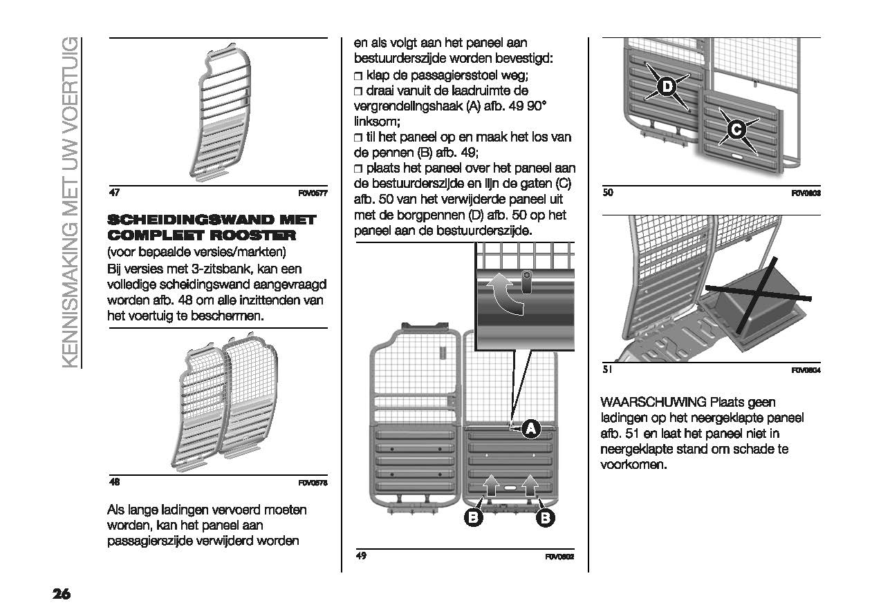 2022-2023 Fiat Doblo Gebruikershandleiding | Nederlands